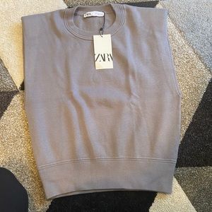 Zara sleeveless sweatshirt